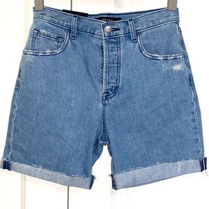 J Brand NEW WITH TAGS cutoff high rise jean denim shorts size 2 26